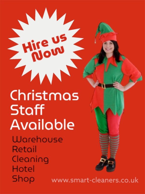 Christmas Staff Available for Cleaning - Shop - Retail - Warehouse - Short Term