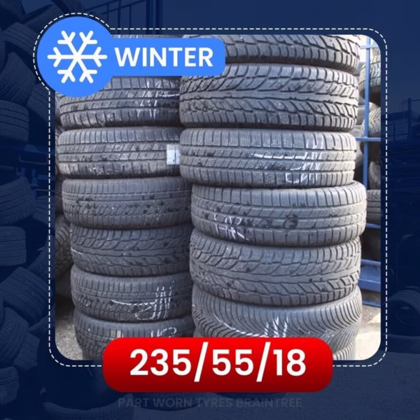 Part Worn Tyres 205/50/17.55/16.255/35/19.235/60/18.215/225/245/295/30/40/45/18/20/21/22 Winter Used - Image 8
